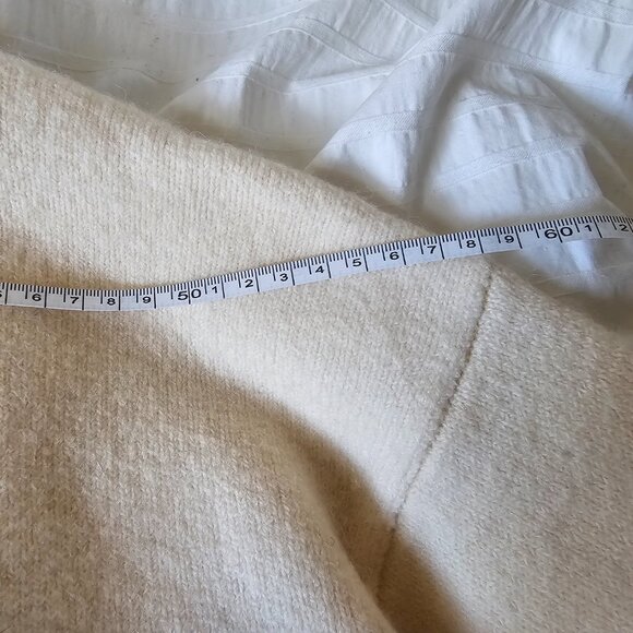 Jcrew Oversized Crewneck Merino Alpaca Supersoft Yarn - 2018 - Off-White - Sz XX - Picture 13 of 16